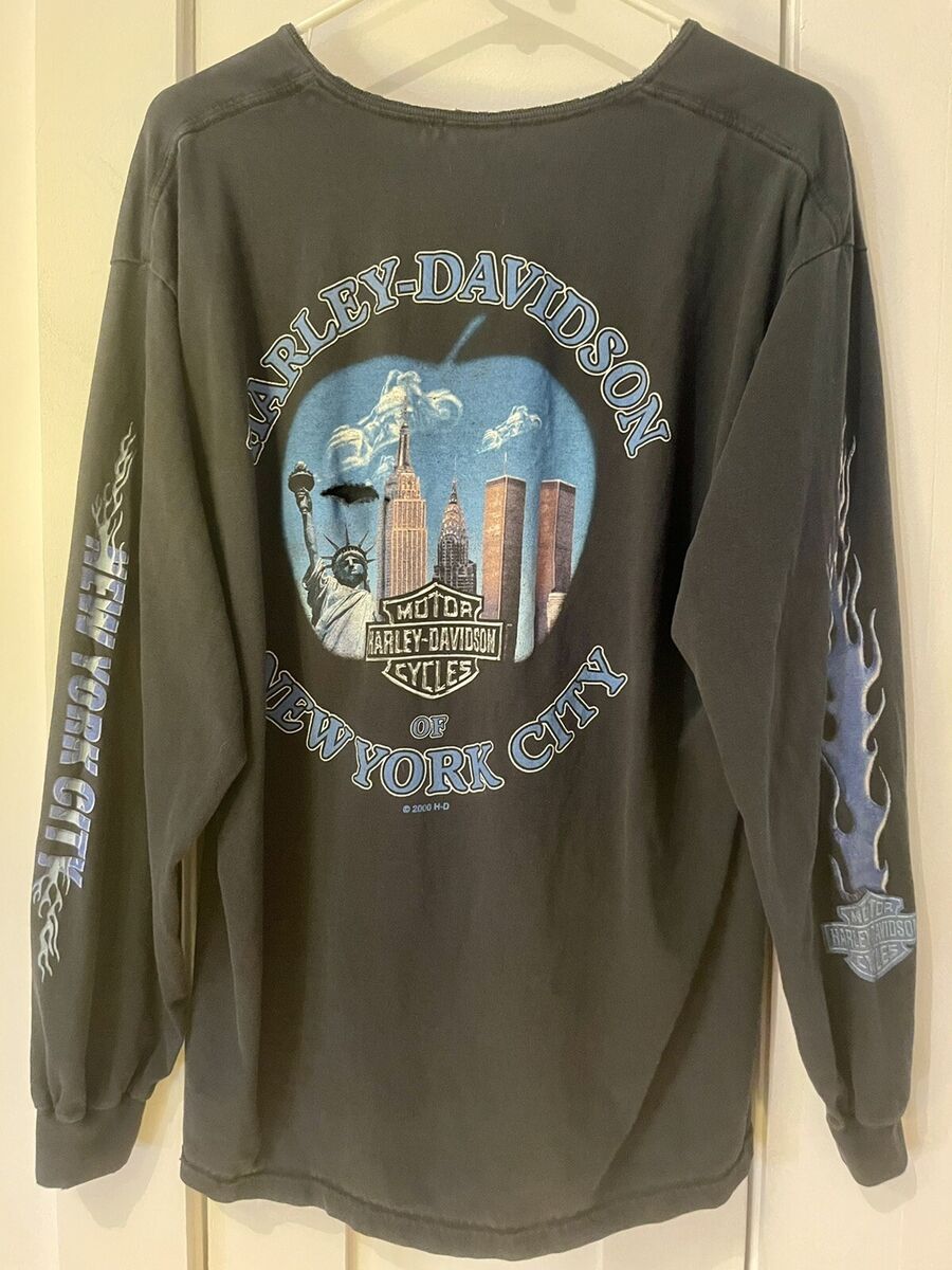 Vintage Harley Davidson of NYC Twin Towers longsleeve shirt Vintage Harley Davidson of NYC Twin Towers longsleeve shirt