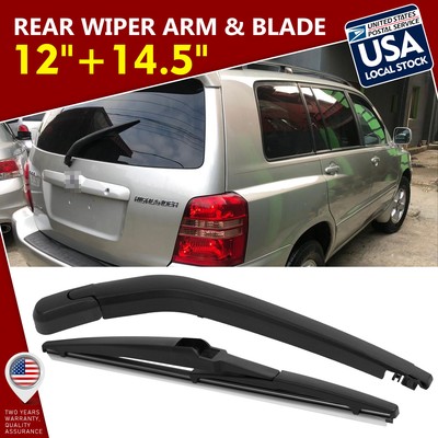 Super Clean OEM Quality Replace Windshield Rear Wiper Arm & Blade All Season