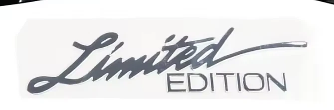 2 X 3D Limited Edition JDM Metall Aufkleber Schriftzug Logo Innenraum Sticker - Bild 4 von 4