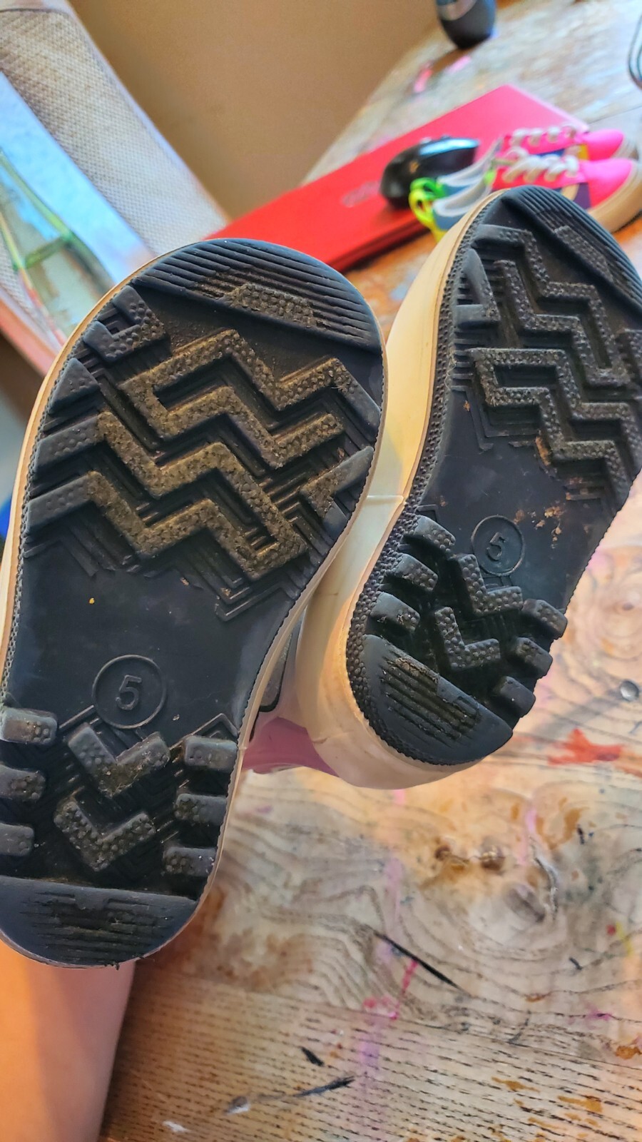 Cat and Jack Unicorn Rain Boots Kids Size 5 eBay