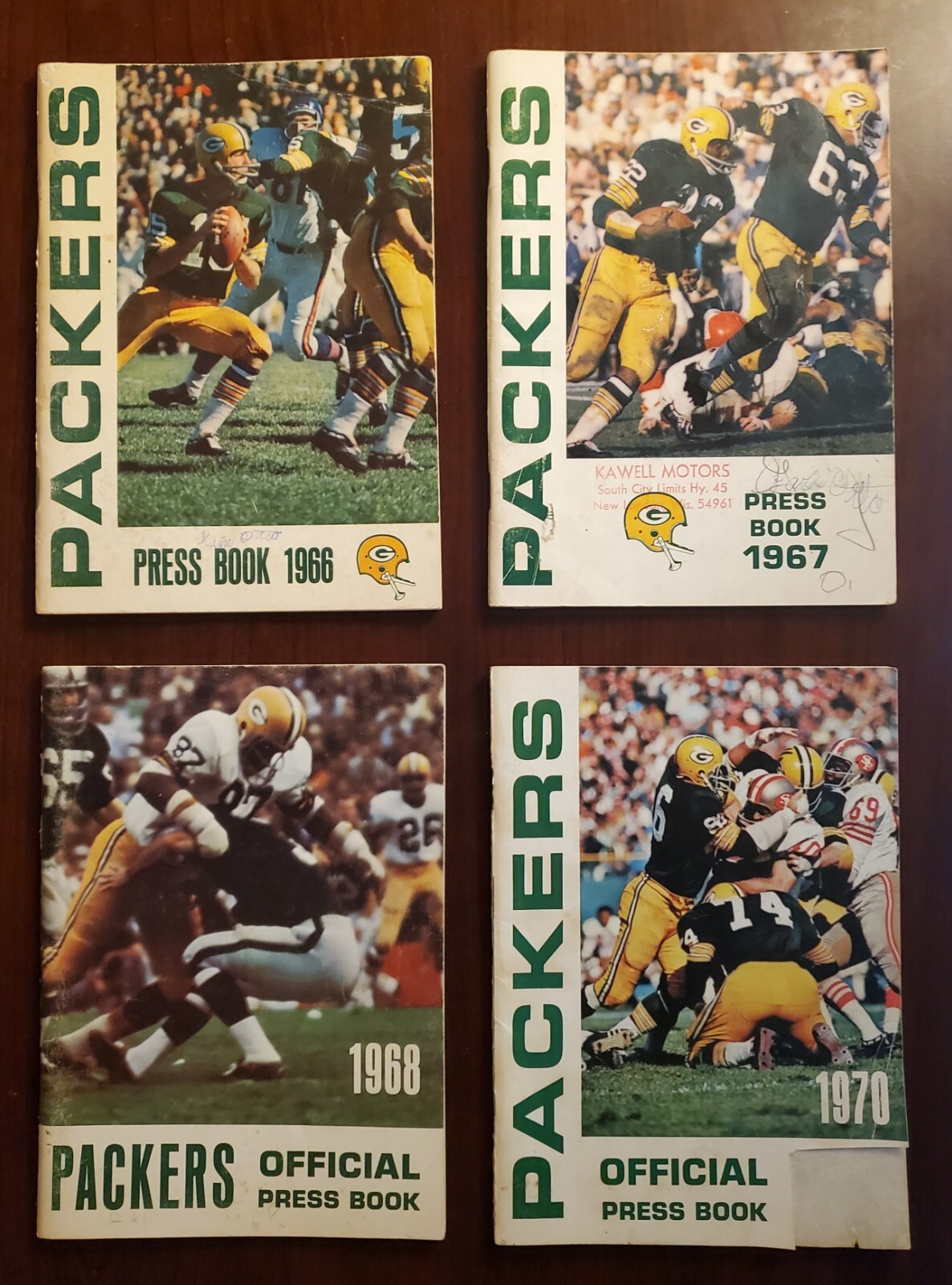 lot-of-4-green-bay-packers-media-guides-1966-1967-1968-and-1970-ebay