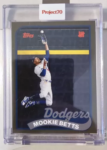 2021 Topps Project70 Baseball Mookie Betts Los Angeles Dodgers #132 UNDEFEATED
