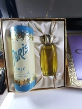Paris by Coty Perfume 1.25oz and Talc Powder set - with Original Box Vintage