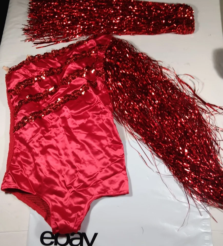 Art Stone Genuine Ballerina Costume Girls Sz 12 Off Shoulder Halloween Dance - Image 2 of 4