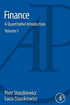 Finance A Quantitative Introduction Staszkiewicz Staszkiewicz Paperback