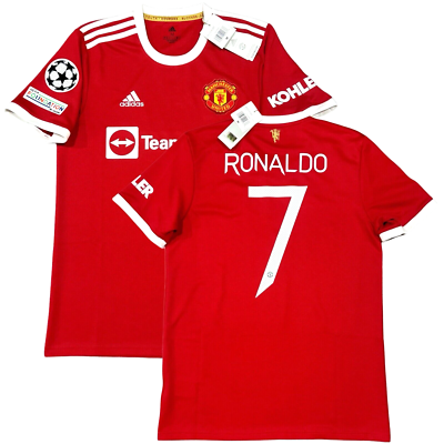 2021/22 Manchester United Home UCL Jersey #7 Ronaldo Medium