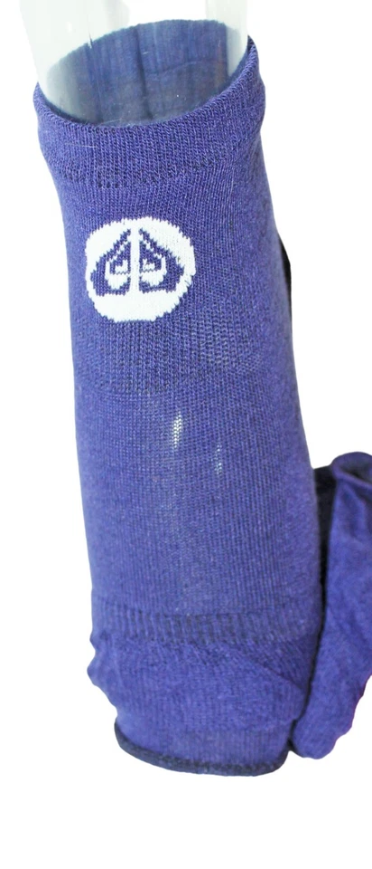 Lote de 2 pares - Calcetines informales vintage Roxy tacón puntera menos 9-11 púrpura rosa yoga 2015 Foto 3 de 4