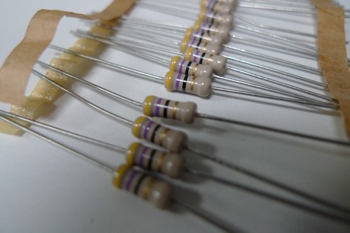 Resistor Metal Film Philips 5% X5 Off Original Vintage Resistors Drop Down Menu - Picture 125 of 657