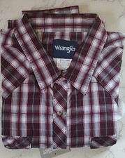 Wrangler Pearl Snap Western Shirt Men s Size XL Plaid Long Sleeve Cowboy F3