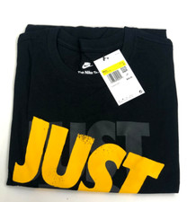  NEW Men NIKE ESSENTIAL SPORTSWEAR JDI TEE BLACK HJ0554 010 , Sz SM - 2XL   