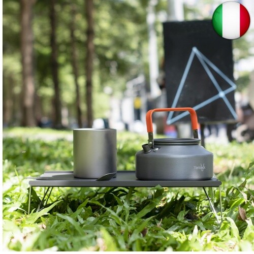 Teiera Da Campeggio Tentock 1L In Alluminio Ultraleggero - Bollitore Portatile Per Escursioni - Foto 9