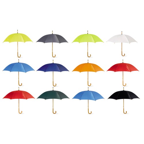 5 Regenschirme im Hochzeitsstil mit schiefem Holzgriff. Braut Bräutigam Brautjungfer - Bild 63 von 127