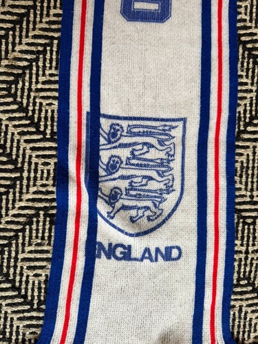Vintage 80’s England national Three Lions Team Scarf football Soccer - Picture 3 of 4