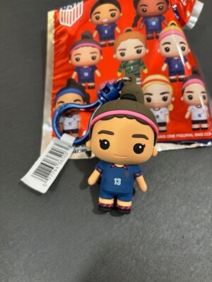 NWT USWNT Soccer Surprise Figural Bag Clip ~ Alex Morgan #13