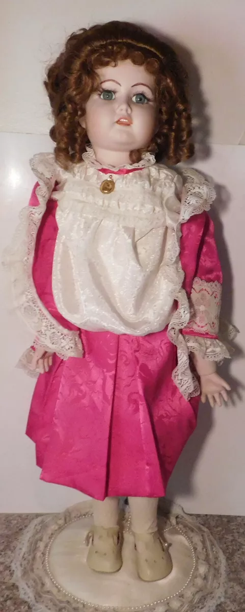 K*R Bisque Doll in Original Presentation Case for the French Market