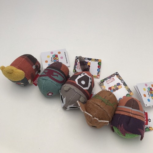 Disney Store Guardians of the Galaxy Tsum Complete Set 5 Minis 3 1/2" Retired - Picture 6 of 6