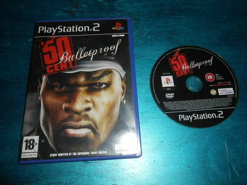 PLAYSTATION 2 GAME DVD - BULLETPROOF 50 CENT - VIVENDI UNIVERSAL