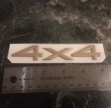For Jeep Grand Cherokee Genuine Mopar Gold 4x4 Nameplate Emblem 5em89sy1 Rear