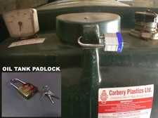 Oil Tank Padlock Central Heating Lock Kerosene Paraffin Diesel Bio Fuel Locker