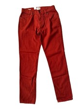 Todd Snyder Copper Clay Pants Size 32/34 NWT Cotton Linen Blend Slim Fit