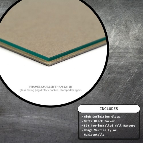 Cornici moderne raso bianco raso 1", taglie non comuni 18x18 - 25x31 - Foto 5 di 8