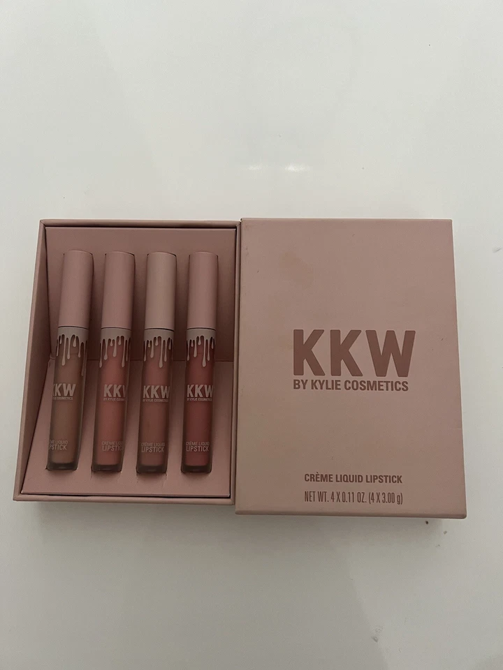 Kylie Cosmetics & KKW Beauty Creme Liquid Lipstick Set Kimberly Kim Kylie Kimmie - Image 2 of 2