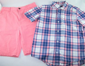 boys pink outfit