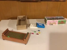 Shinsei Mini Derby Horse Racing Game With 6 Horses  Non Working Vintage Toy