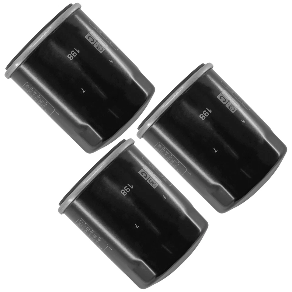 3 Pack Oil Filter FITS YAMAHA FJR1300A FJR1300AE 2007 2008 2009 2010 2011 2012 - Image 4 of 4