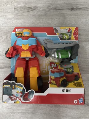 Playskool Heroes Transformers Rescue Bots Academy Rescue Power Hot Shot Converti
