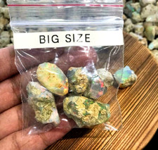 Opal Rough Specimen Gemstones Lot 50 Carat Natural Ethiopian Welo Fire Opal Raw