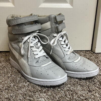 Puma Mihara Yasuhiro Women's Gray & White MY/66 Wedge High Top Sneaker Size  9.5 | eBay