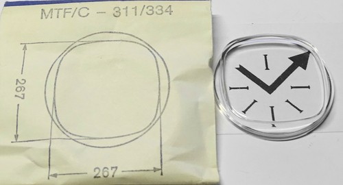VERRE DE MONTRE METALFORM MFT/C DE DIAMETRE 32.6 mm
