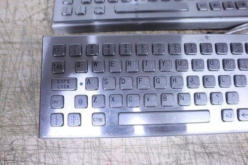 x3 Shenzhen Keyu KY-PC-LF Stainless Steel USB Braille Keyboard / Mouse Combo 3 - Picture 7 of 13