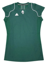 Adidas Manga Gorra Jersey Uniforme, Verde, Mujer Talla XS, Voleibol (Cl, MP)
