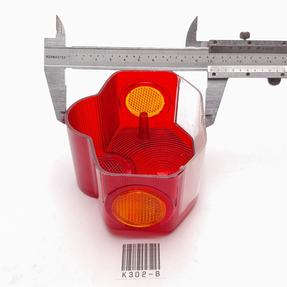 Yamaha 125 AS3 R5 XS1 XS2 TX650 TY 175 JC TailLight Tail Lamp Light Lens NOS - Imagem 3 de 4