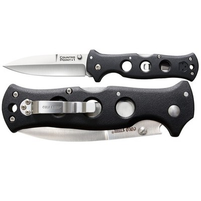 Cold Steel 10AB Counter Point Folder 4.0 In Plain Gfn Handle