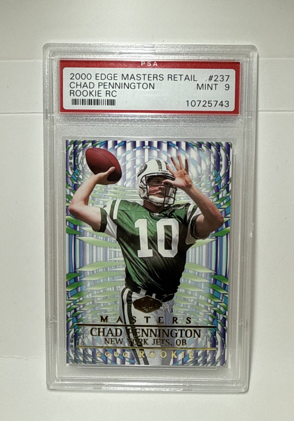 2000 Collector's Edge Masters - Chad Pennington #237 Retail (RC) Rookie Jets