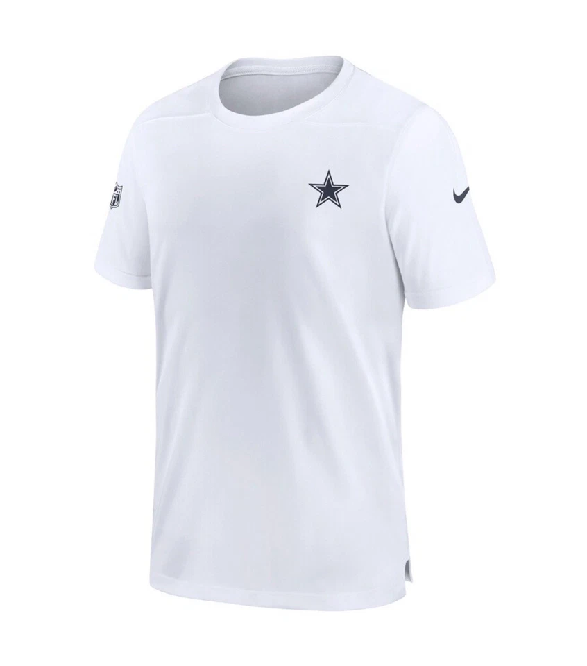 Camiseta de rendimiento Nike Elite Dallas Cowboys Team Issue Coaches con logotipos Blackout Foto 2 de 4