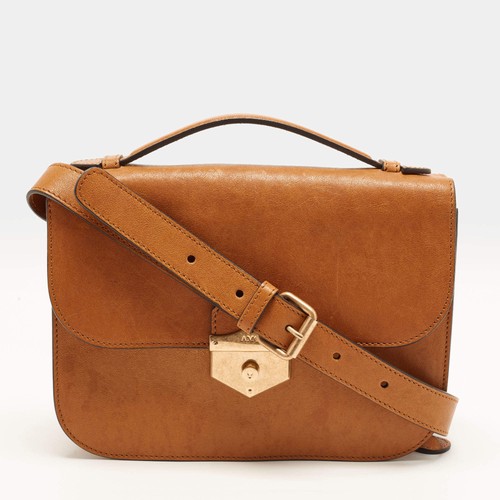 Alexander McQueen Wicca Tan Leather Shoulder Bag
