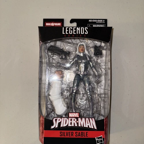 HASBRO Marvel Legends Series SILVER SABLE SPIDER-MAN Kingpin BAF Totalmente NUEVO