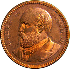 1881 James A. Garfield US Capitol Guard of Honor Medal    (04546)