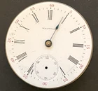 Antique Waltham Model 1883 820 Pocket Watch Movement Parts/Repair 18s 15 Jewels