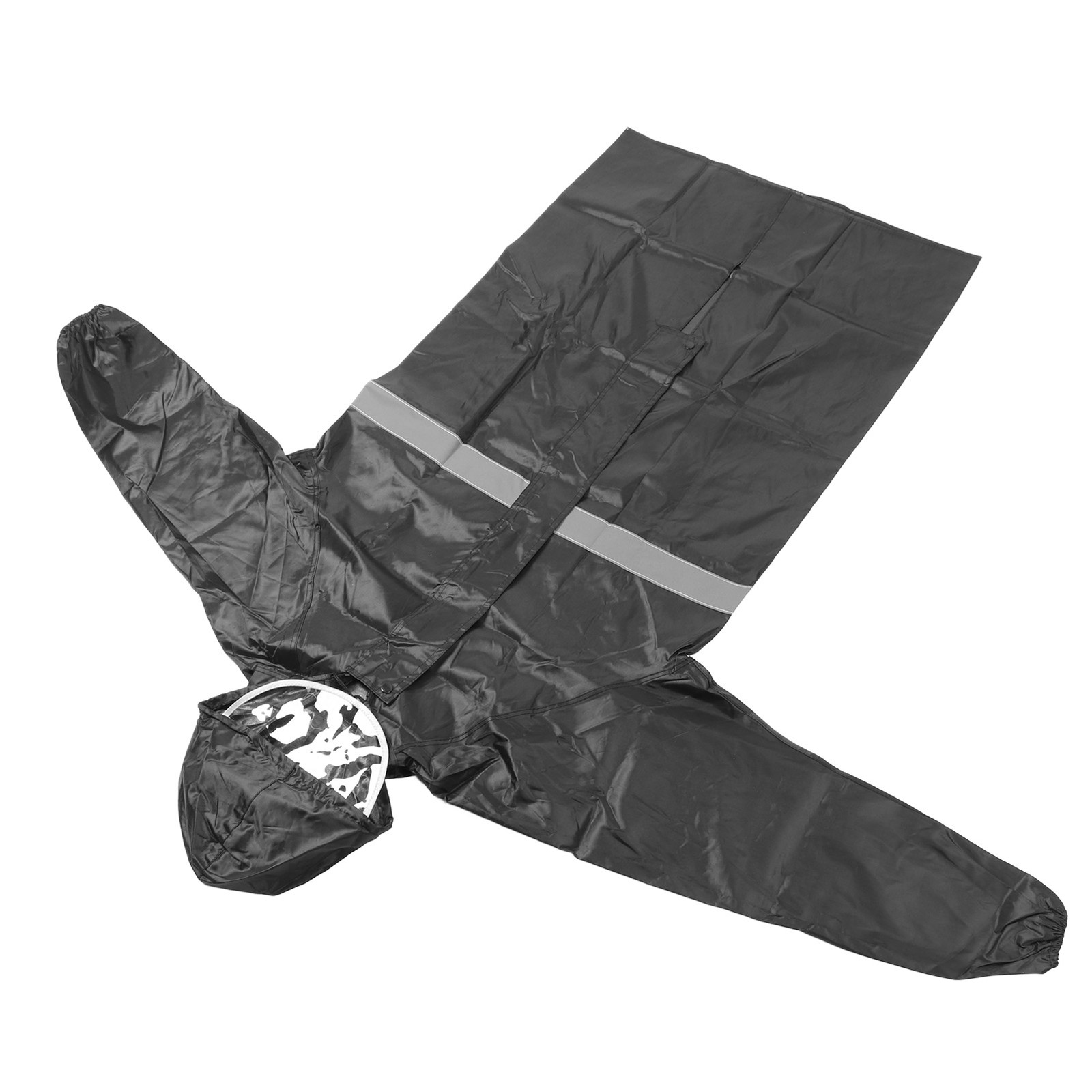 Rain Poncho Fashion Long Style Breathable Reflective One Piece Raincoat For Labo
