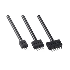 Leather Round Hole Punching Tool 3pcs Prong Punch Tool Set with 2/4/6 Prong O...
