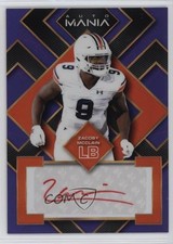 2022 Wild Card Mania Square Purple Rainbow Zakoby McClain #AM-SQ49 Auto nd3