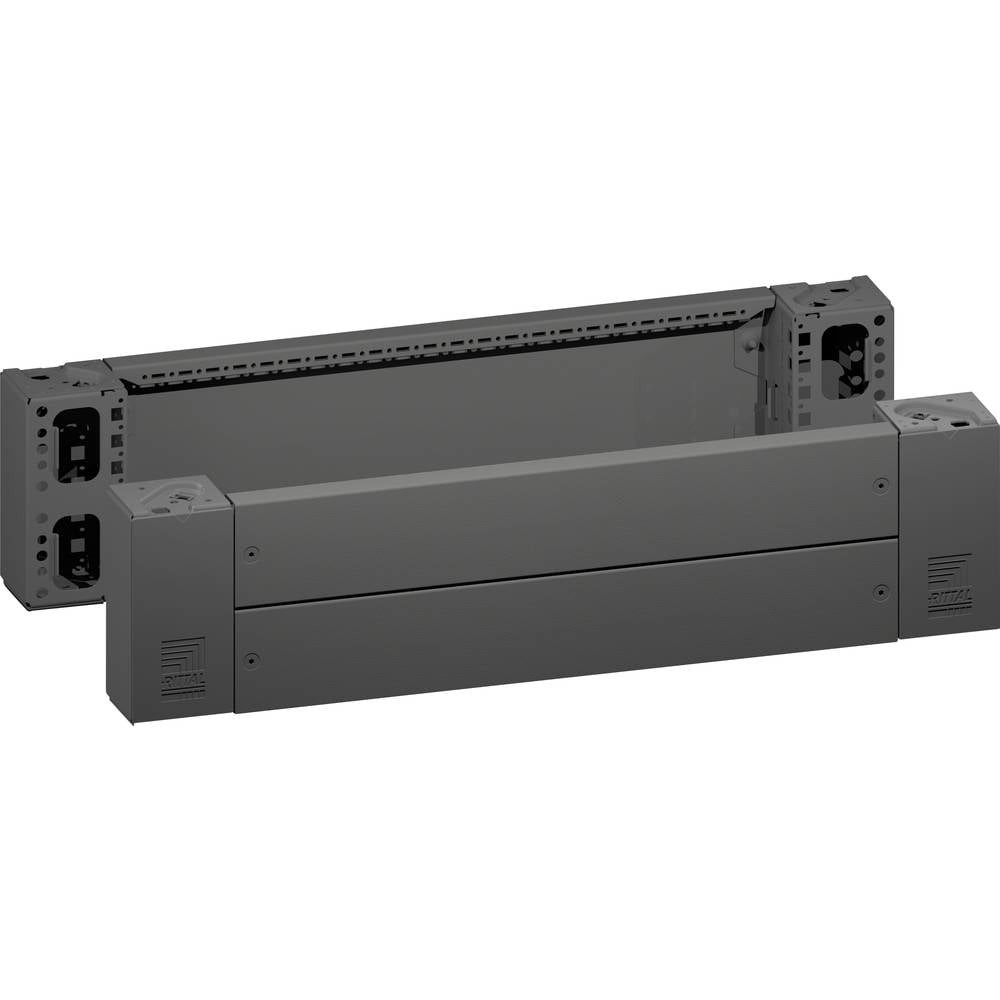Pièce d'angle de socle VX haut de gamme 200 mm en acier anthracite
