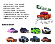 CarTuned Series 6 Mainline Set of 8 Cars 2025 1/64 OPENED BOX