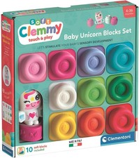 Soft Clemmy - Baby Unicorn Blocks Set - Giocolandia