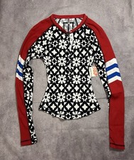 Free People Movement Women's Kick Off Printed Layer White/Black/Red OB2053661 